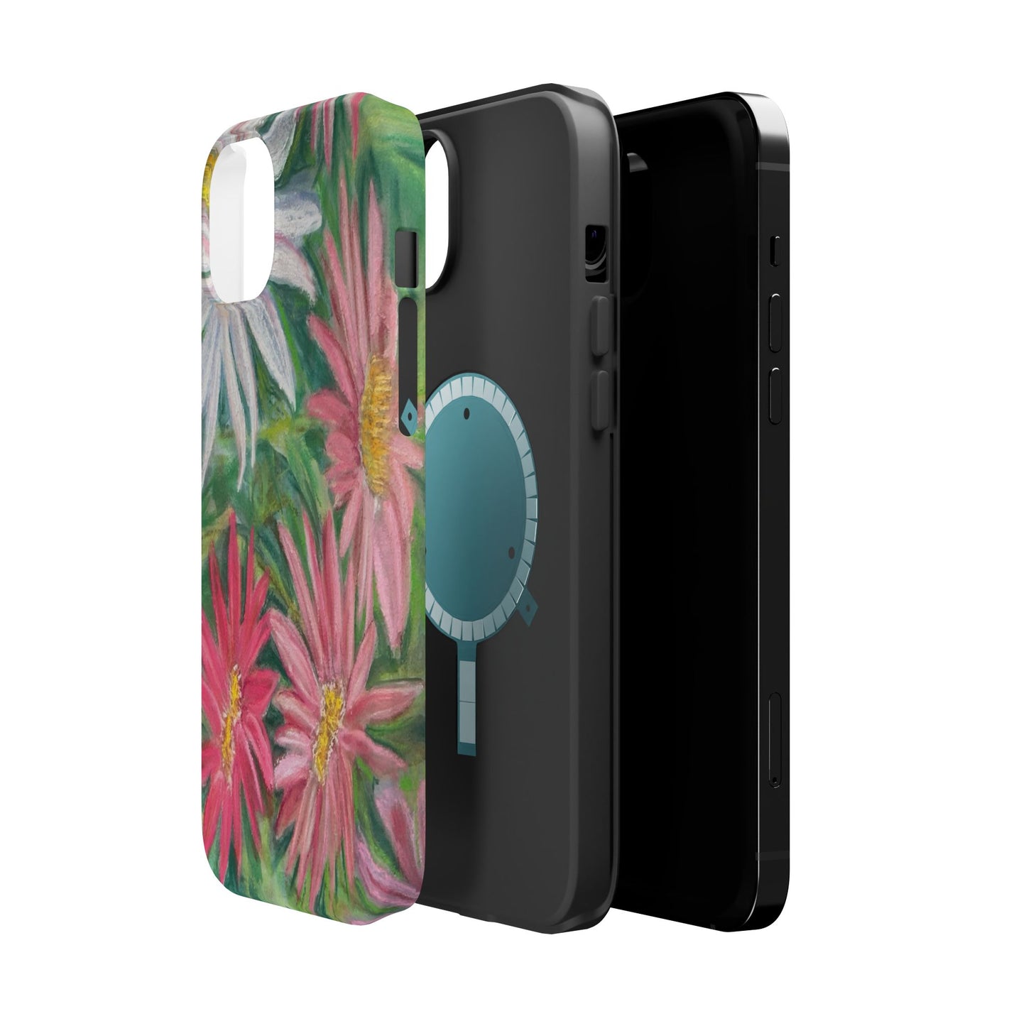 Painted Daisy  Magnetic Phone Case — Impact‑Resistant Protective Cover