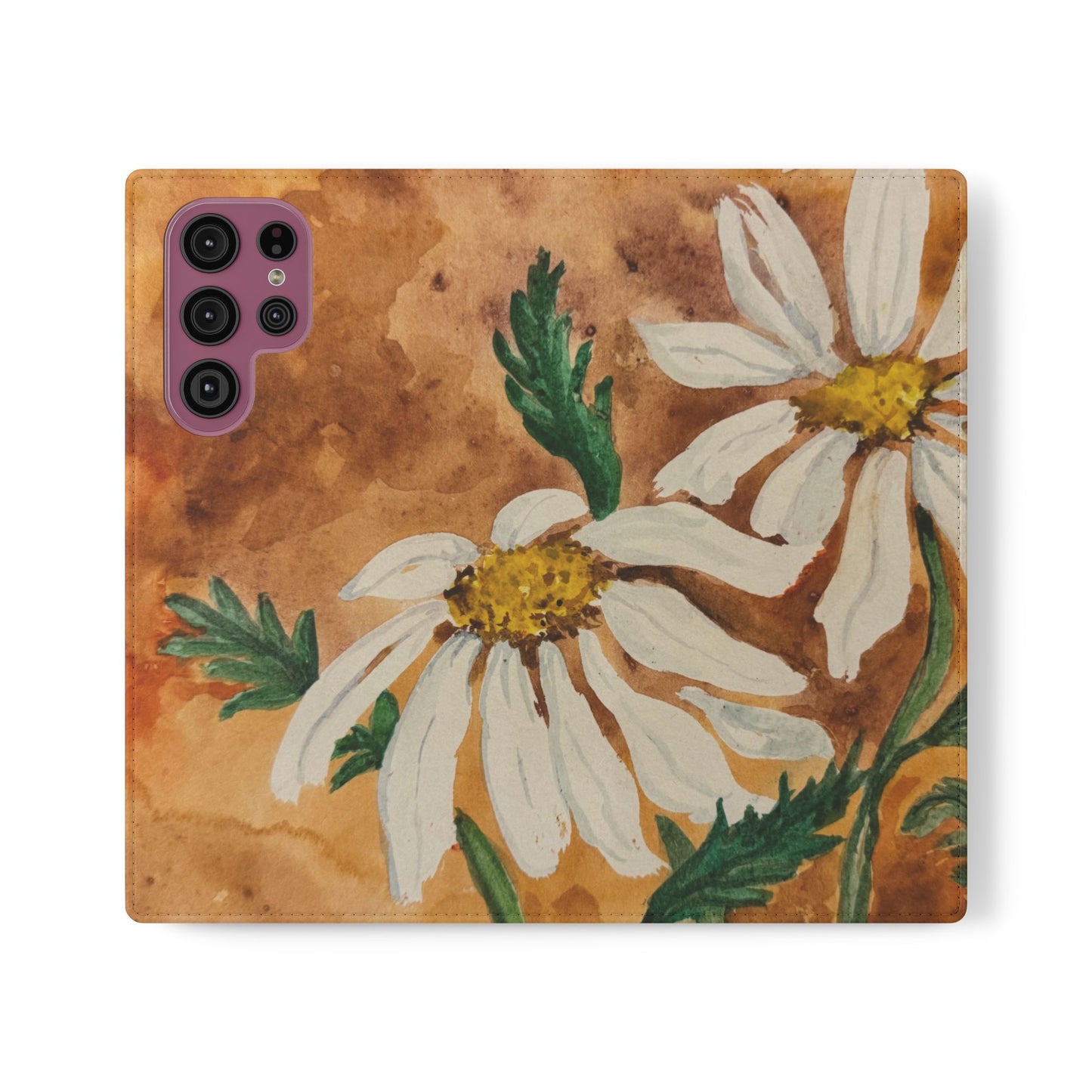 Golden Hour Daisies — Fold-Over Phone Case