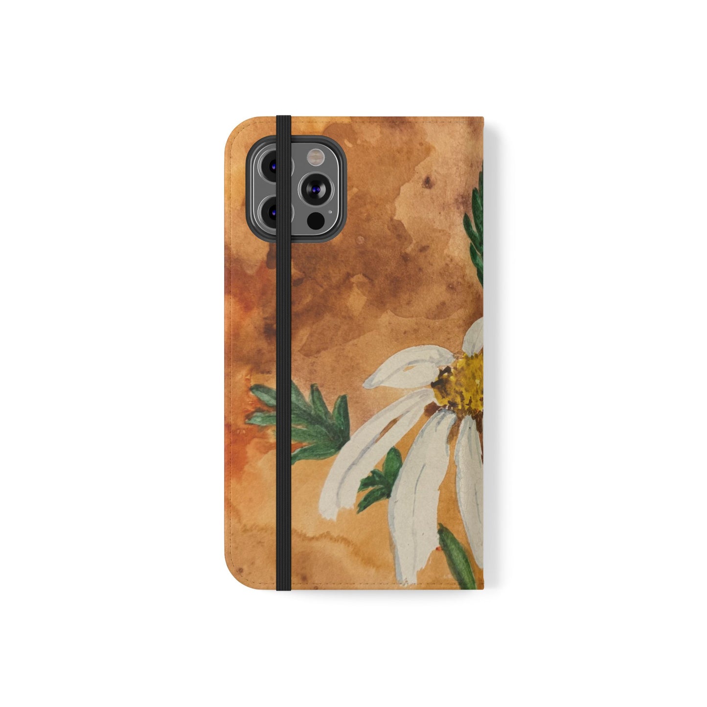 Golden Hour Daisies — Fold-Over Phone Case