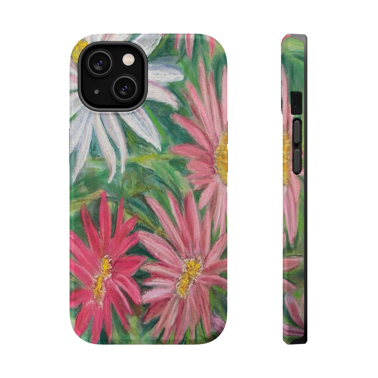 Painted Daisy  Magnetic Phone Case — Impact‑Resistant Protective Cover