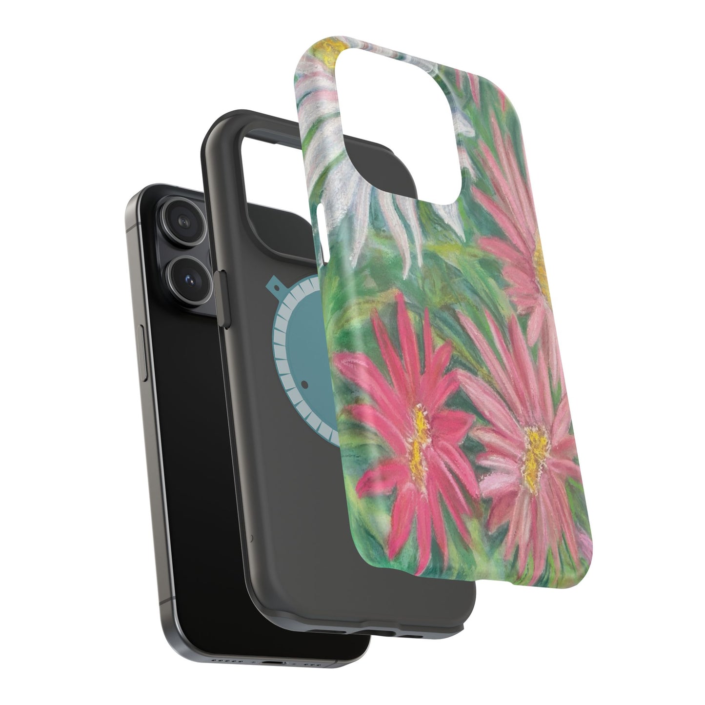 Painted Daisy  Magnetic Phone Case — Impact‑Resistant Protective Cover
