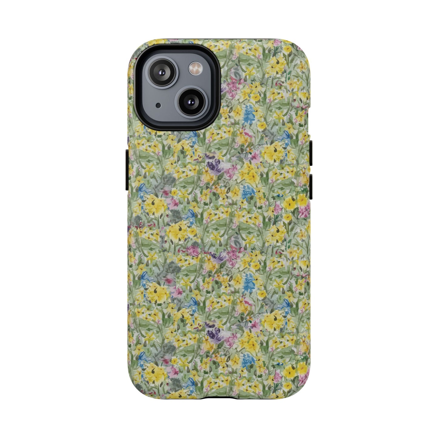Wildflower Meadow Tough Magnetic Phone Case Watercolor Floral Botanical Case