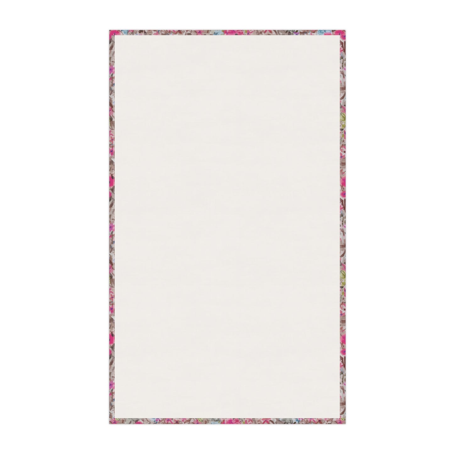Wild Flower Meadow Pinks and Browns Tea Towels (cotton, poly)