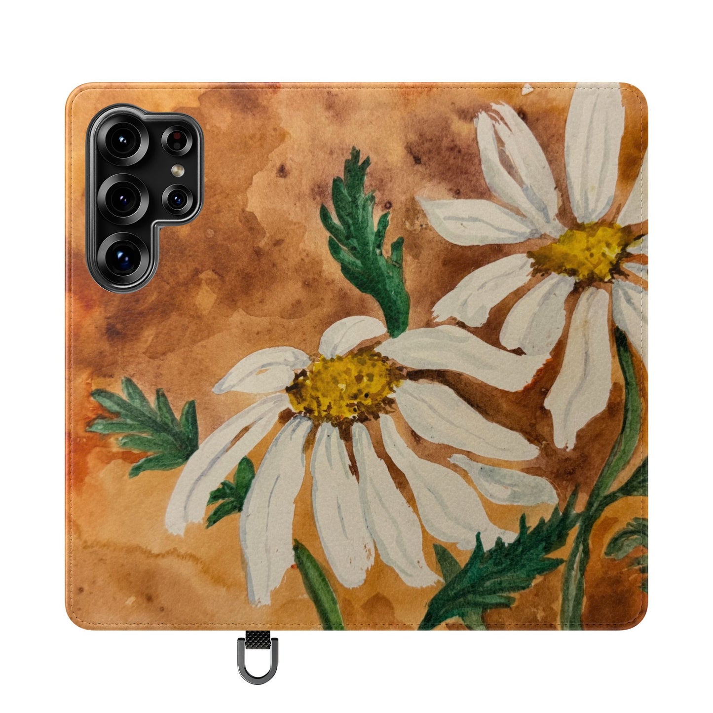 Golden Hour Daisies — Fold-Over Phone Case