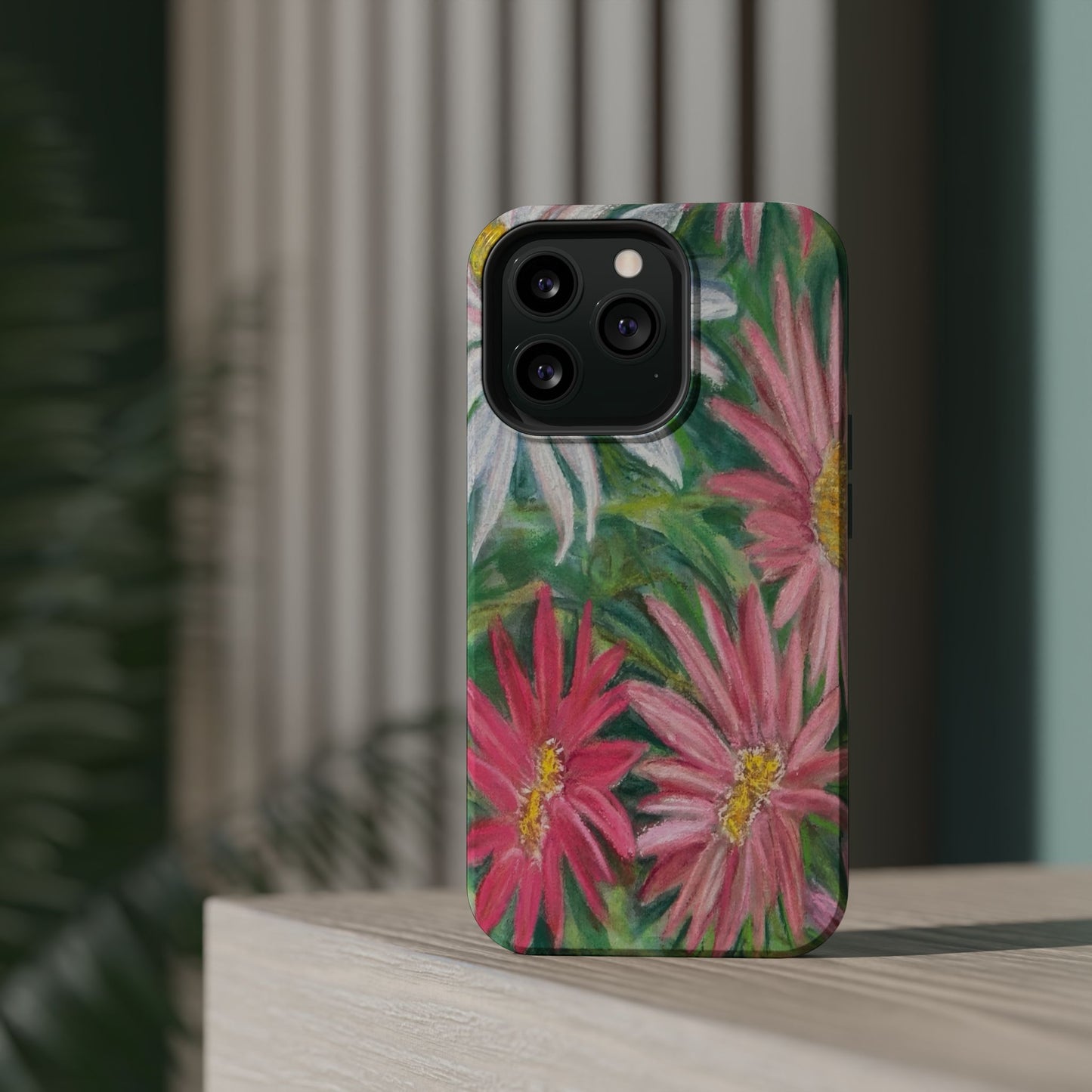 Painted Daisy  Magnetic Phone Case — Impact‑Resistant Protective Cover