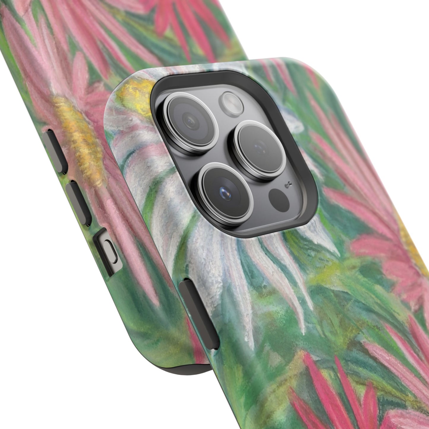 Painted Daisy  Magnetic Phone Case — Impact‑Resistant Protective Cover