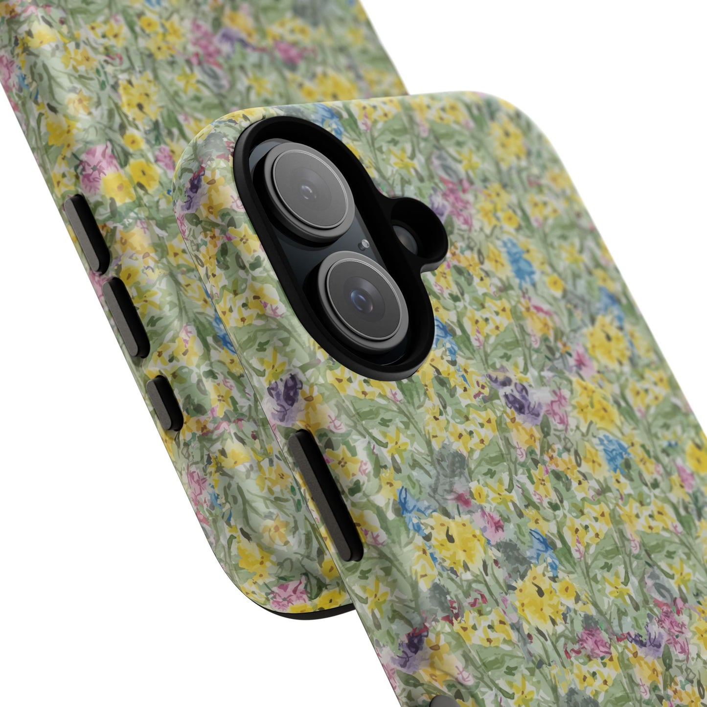 Wildflower Meadow Tough Magnetic Phone Case Watercolor Floral Botanical Case