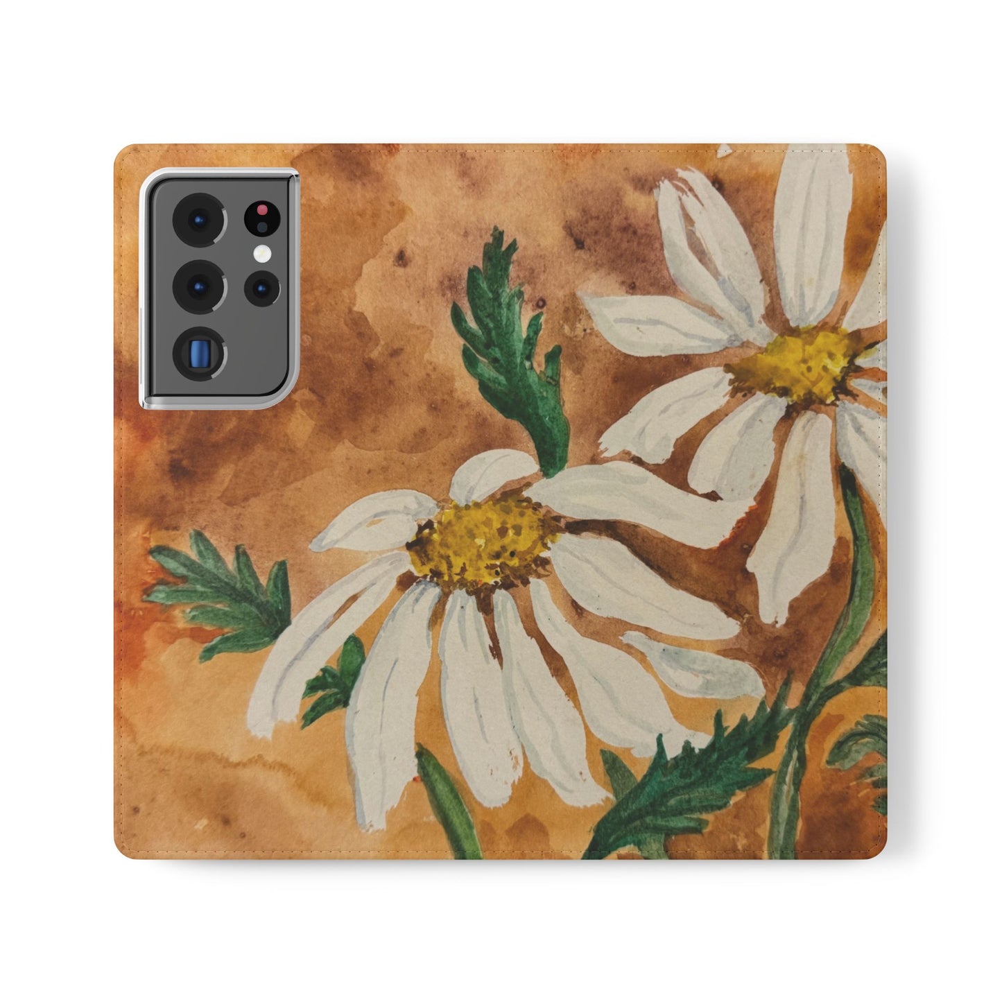 Golden Hour Daisies — Fold-Over Phone Case