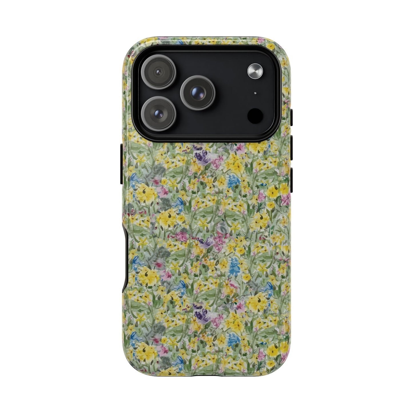 Wildflower Meadow Tough Magnetic Phone Case Watercolor Floral Botanical Case