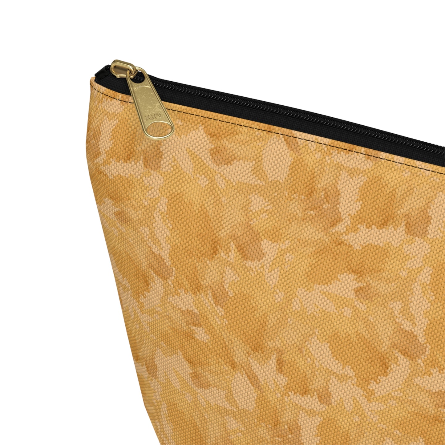 Golden Hour Daisy Accessory Pouch — T‑Bottom Makeup & Travel Organizer