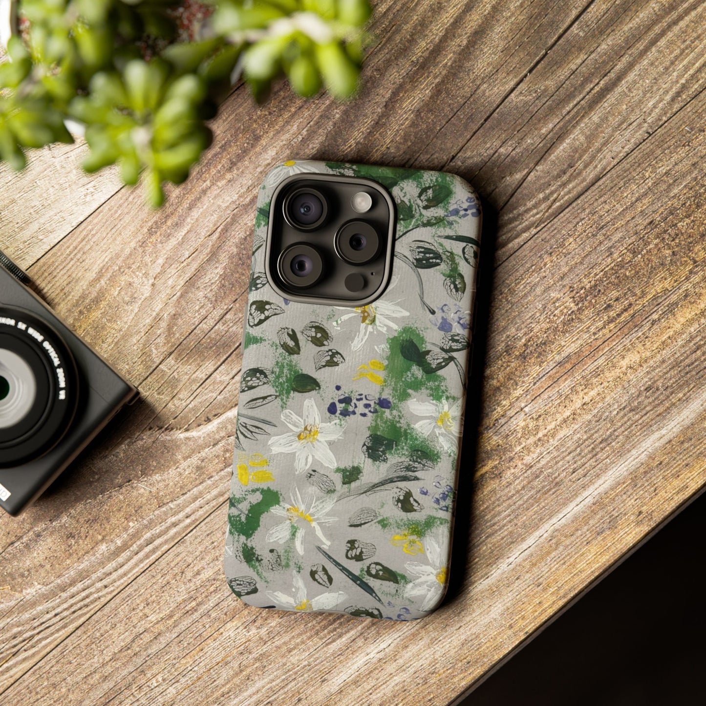 The Secret Woodland Garden Tough Phone Case | Botanical Floral iPhone Case | Whimsical Wildflower Phone Cover