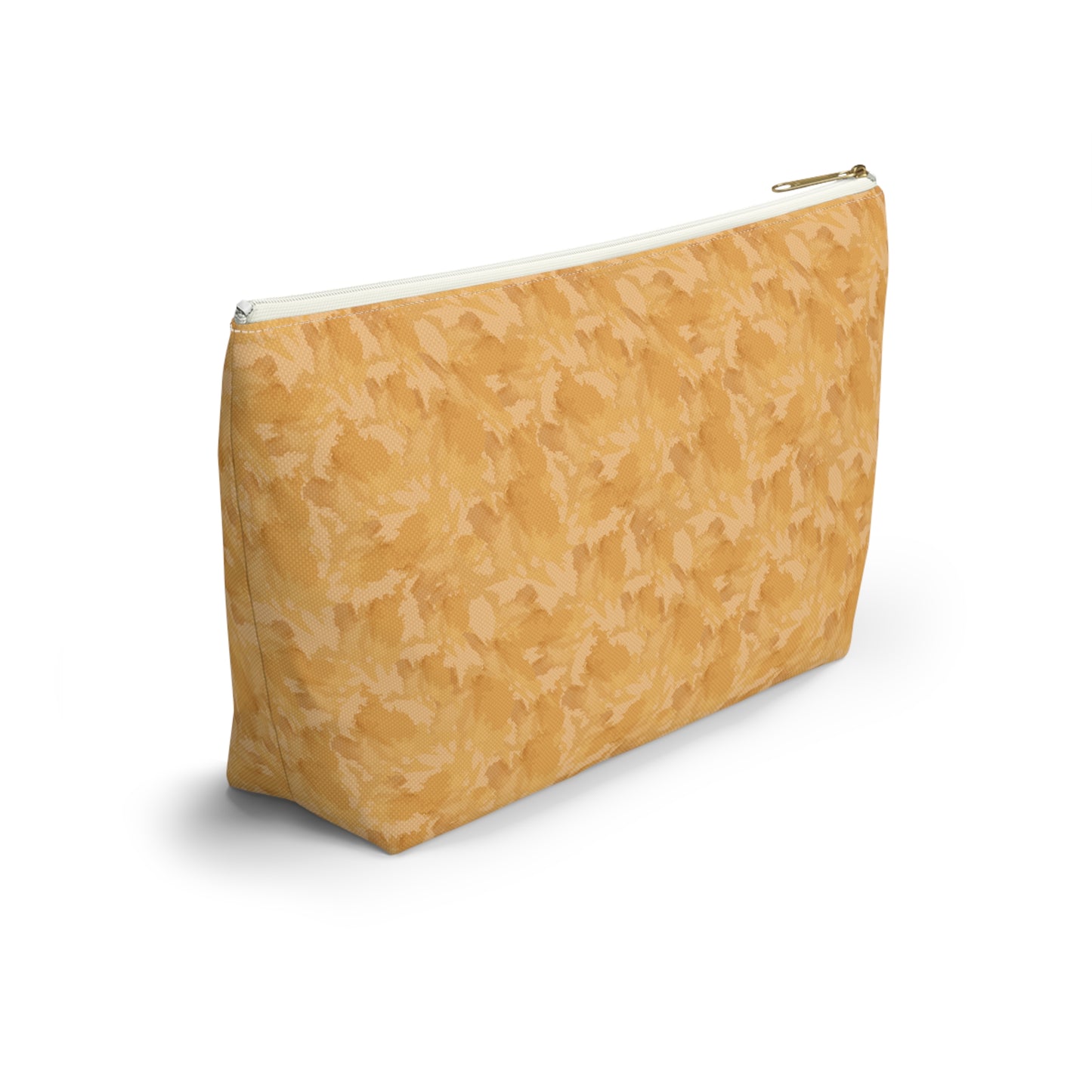 Golden Hour Daisy Accessory Pouch — T‑Bottom Makeup & Travel Organizer