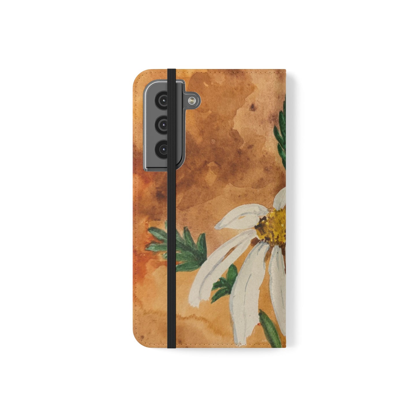 Golden Hour Daisies — Fold-Over Phone Case