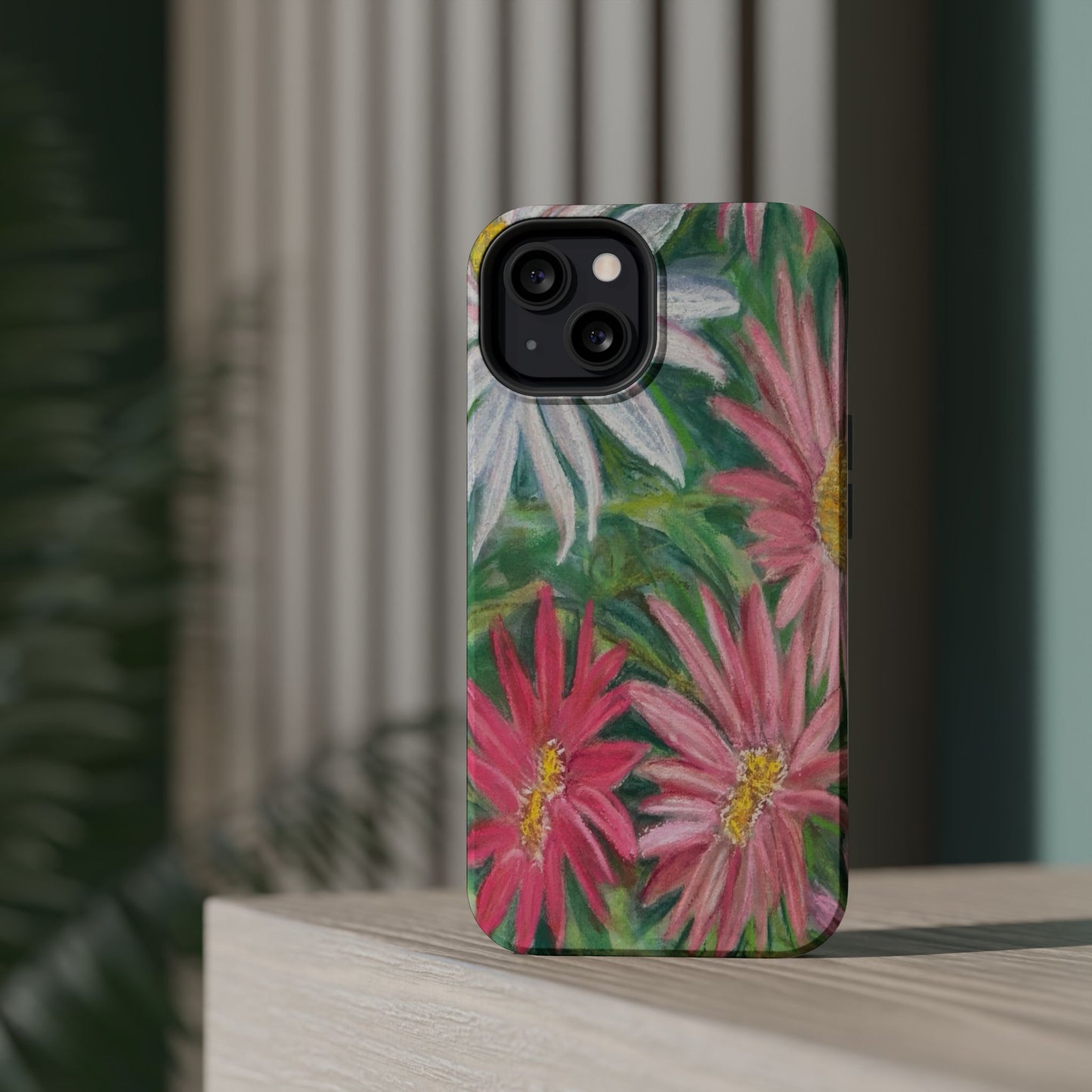 Painted Daisy  Magnetic Phone Case — Impact‑Resistant Protective Cover