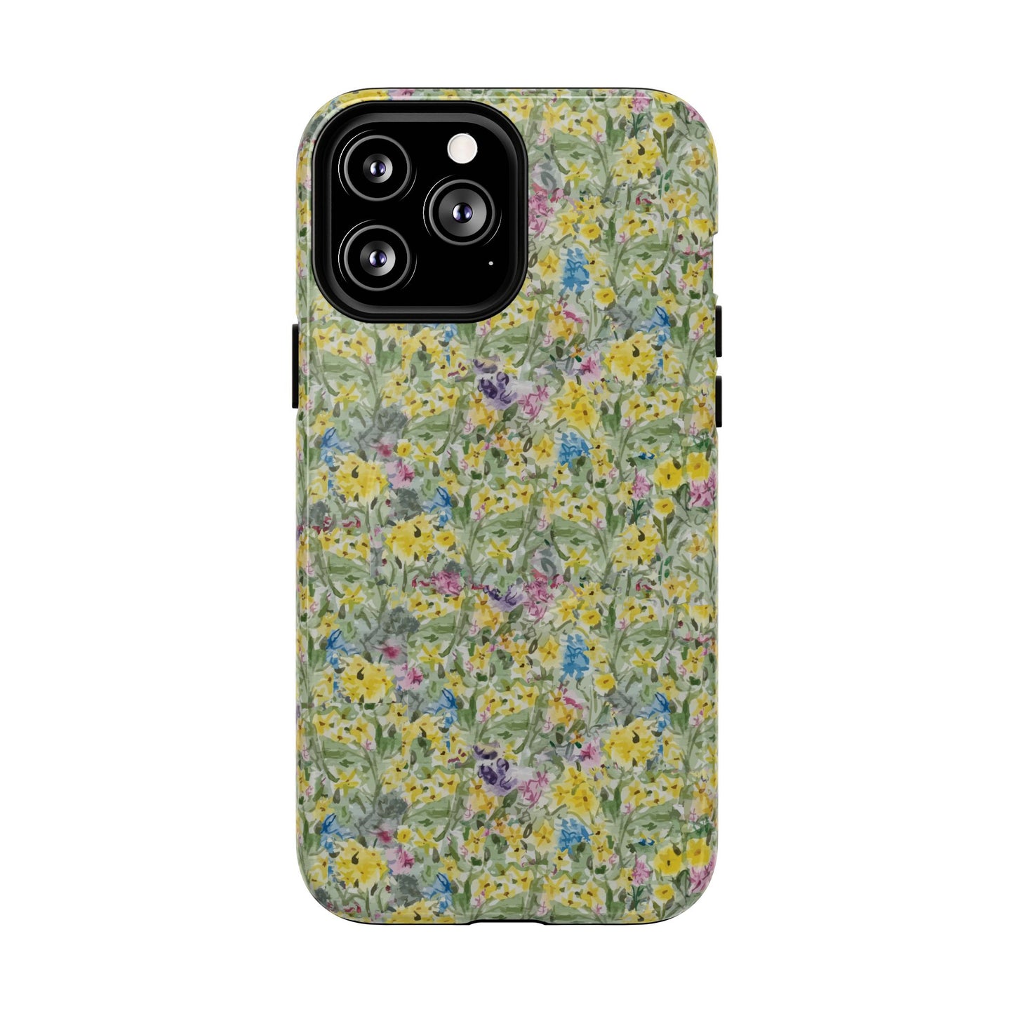 Wildflower Meadow Tough Magnetic Phone Case Watercolor Floral Botanical Case