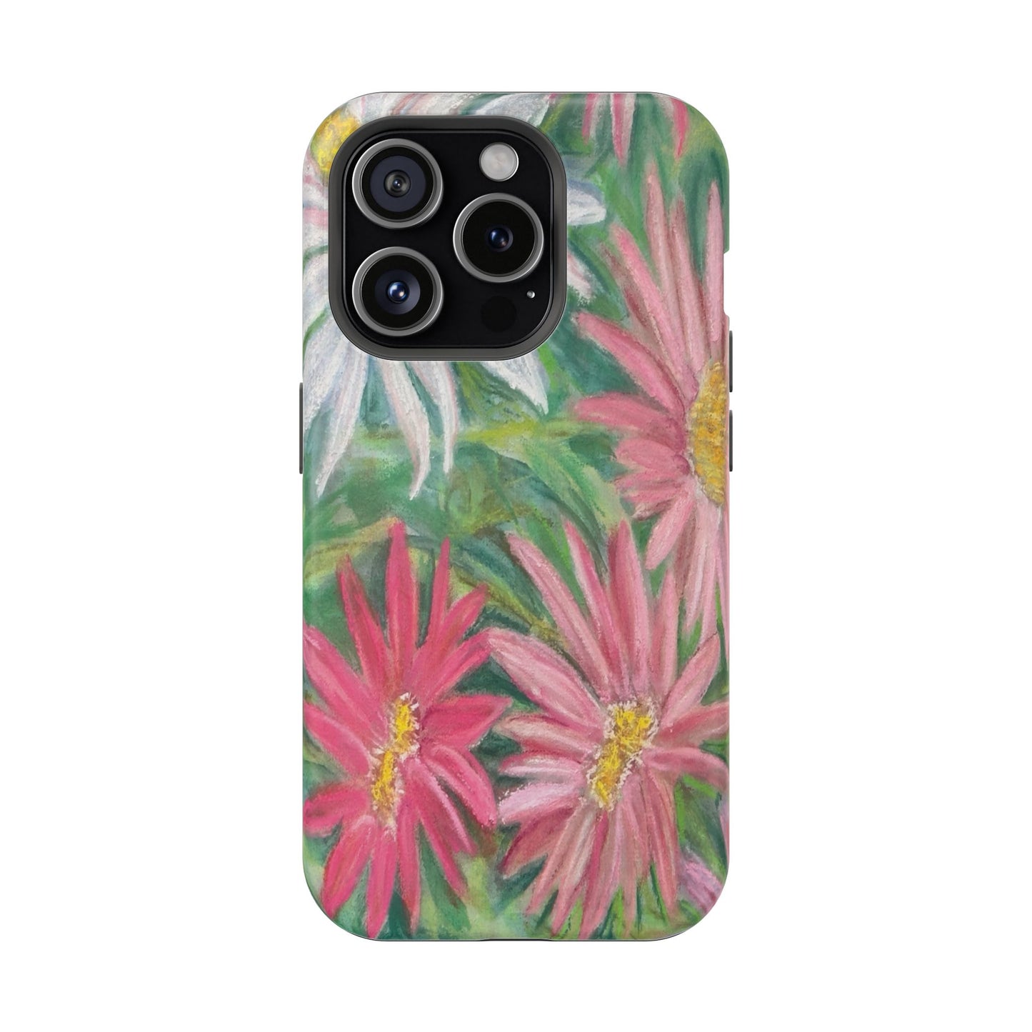 Painted Daisy  Magnetic Phone Case — Impact‑Resistant Protective Cover