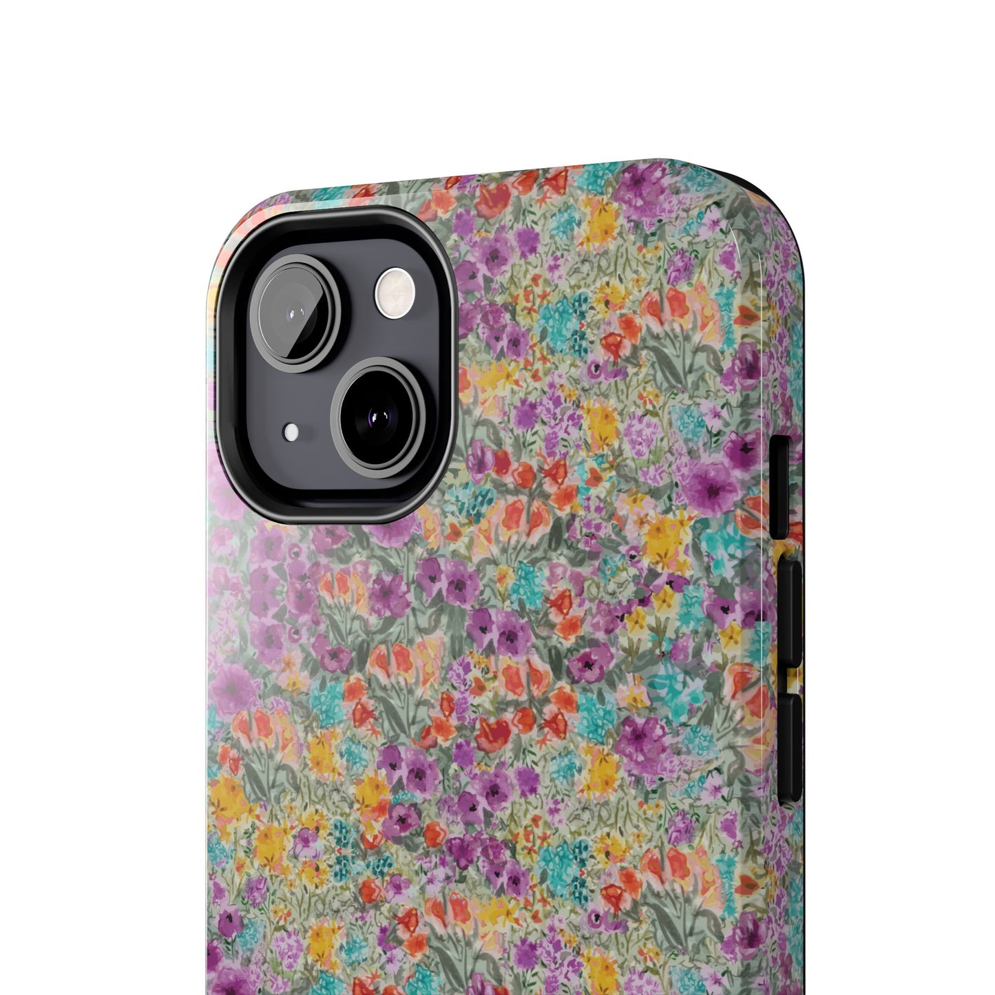 Wildflower Harmony  Watercolor Wildflower Phone Case – Colorful Floral Botanical Design Tough Phone Case