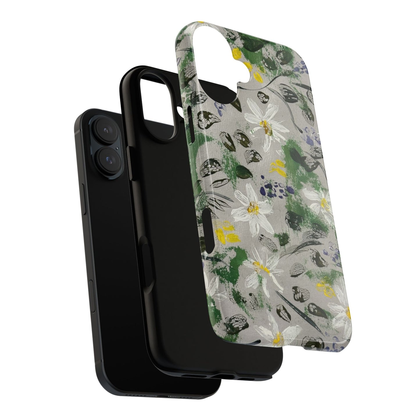 The Secret Woodland Garden Tough Phone Case | Botanical Floral iPhone Case | Whimsical Wildflower Phone Cover