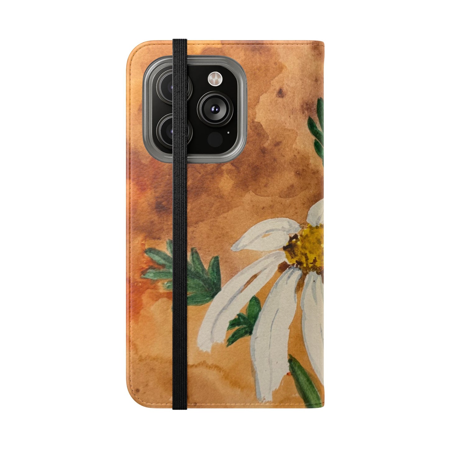 Golden Hour Daisies — Fold-Over Phone Case