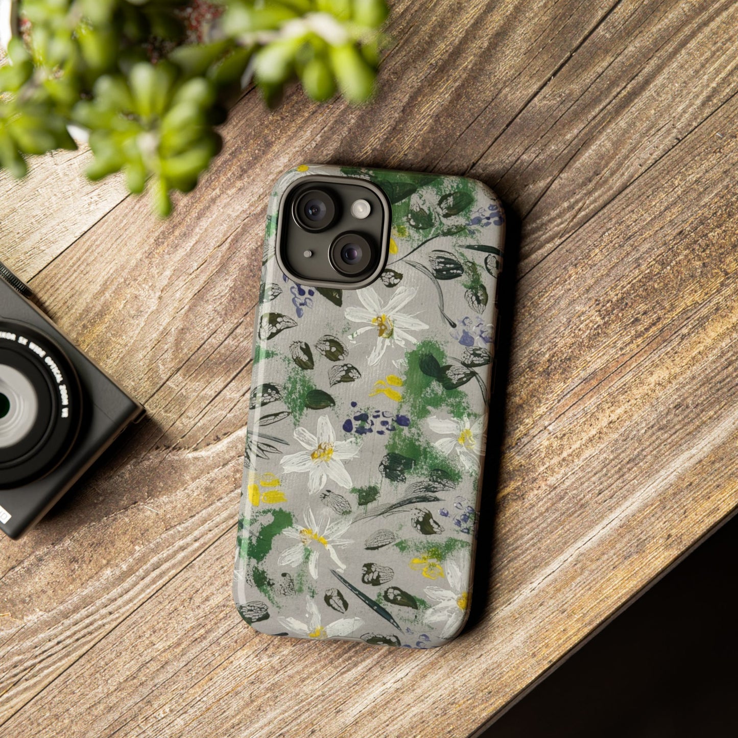 The Secret Woodland Garden Tough Phone Case | Botanical Floral iPhone Case | Whimsical Wildflower Phone Cover