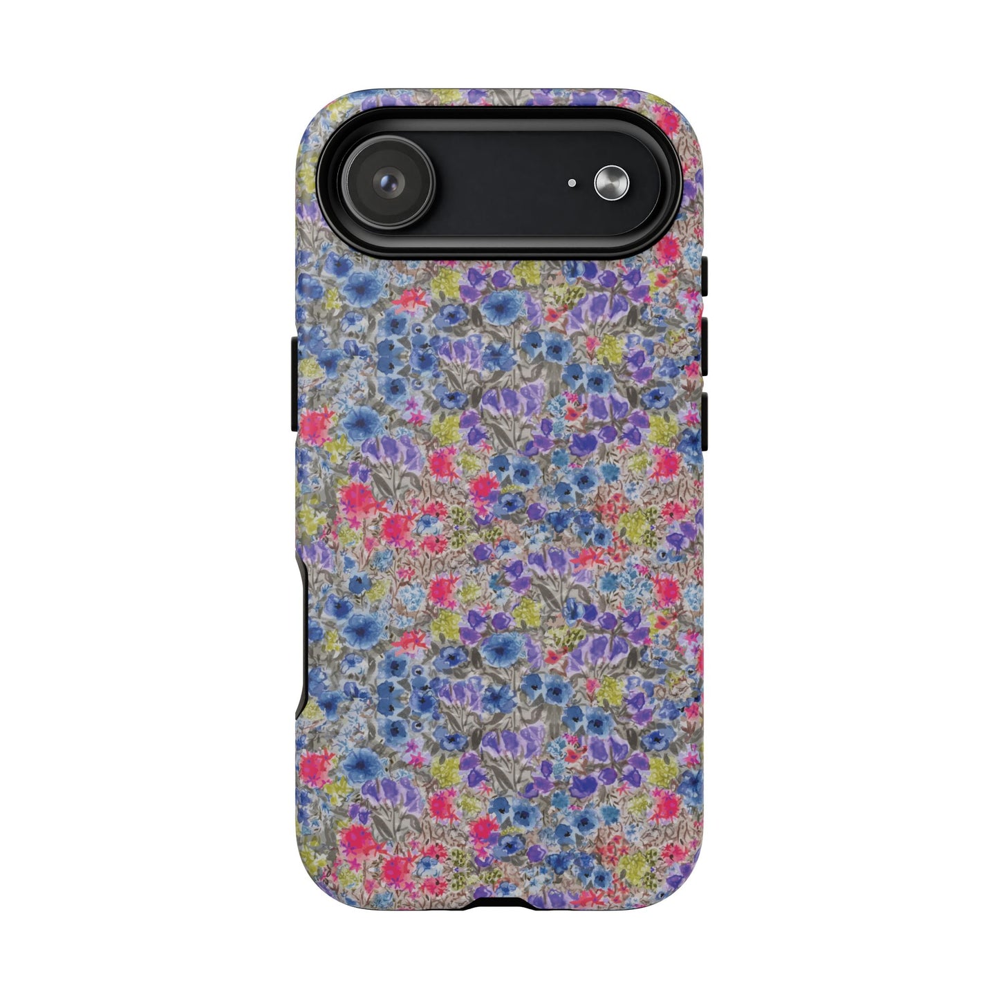 Blue Wildflower Meadow Blooms Watercolor Blue & Violet Floral Tough Magnetic Phone Cases