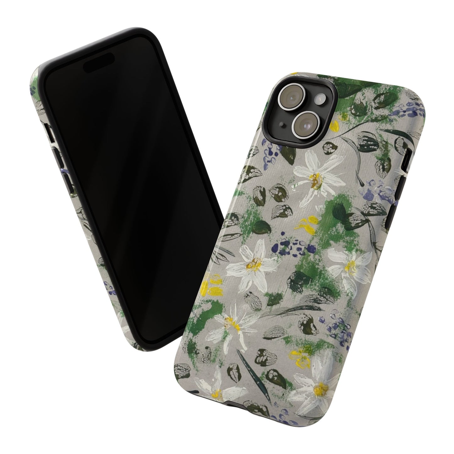 The Secret Woodland Garden Tough Phone Case | Botanical Floral iPhone Case | Whimsical Wildflower Phone Cover