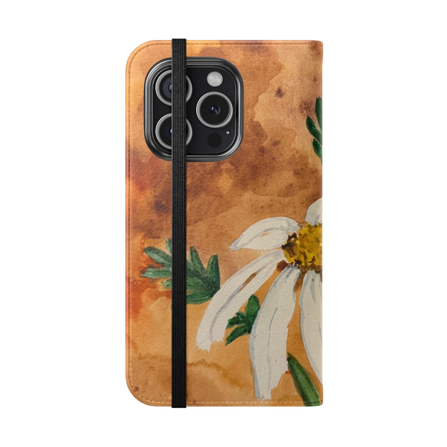 Golden Hour Daisies — Fold-Over Phone Case