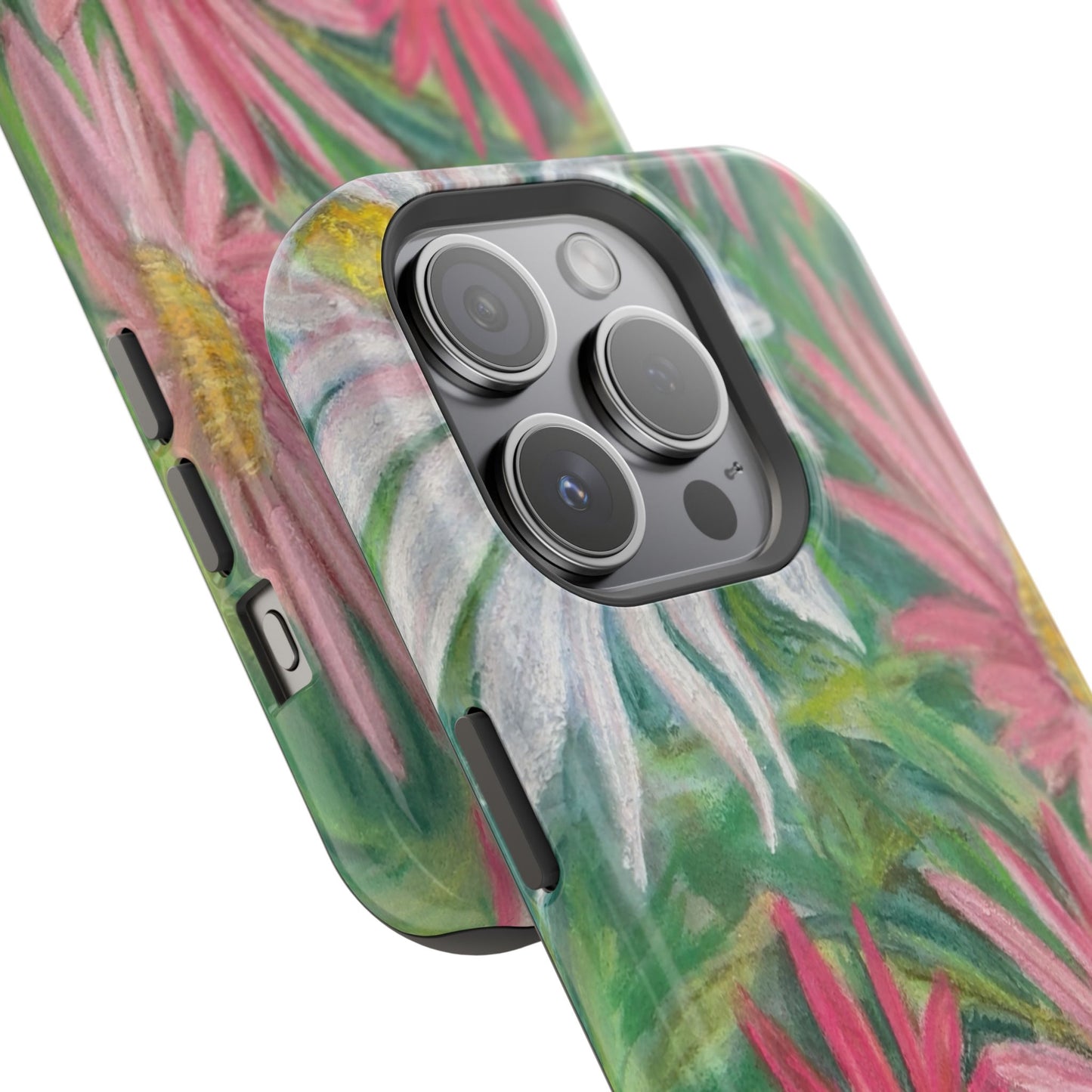 Painted Daisy  Magnetic Phone Case — Impact‑Resistant Protective Cover