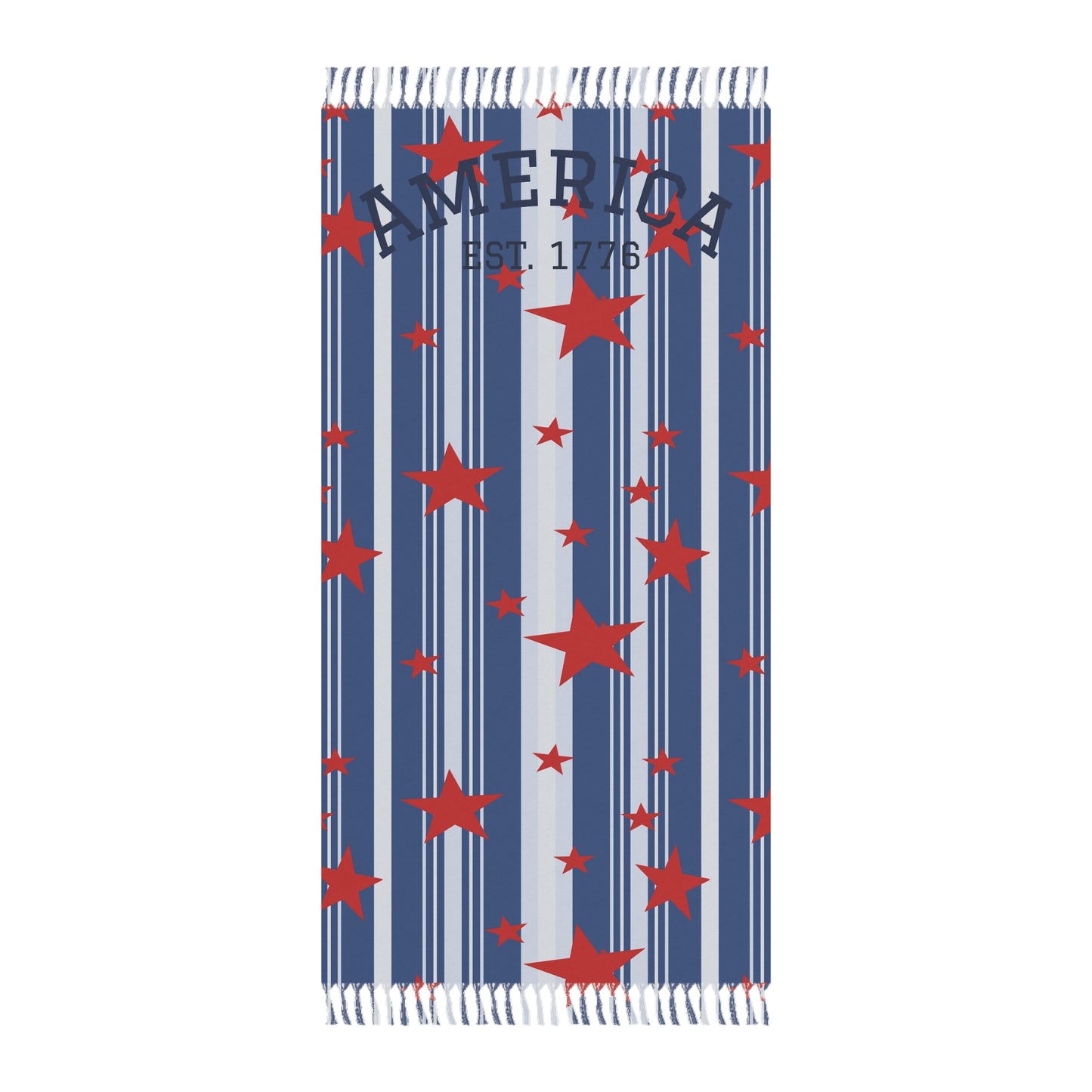 America EST  1776 Heritage Blue  Beach Cloth