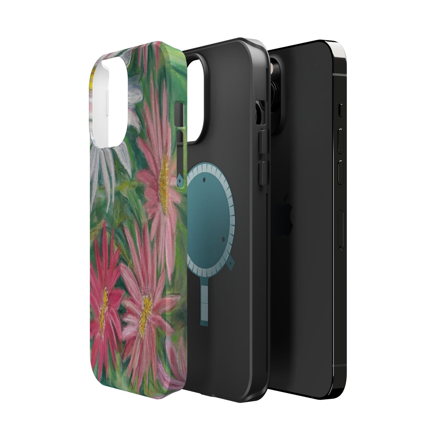 Painted Daisy  Magnetic Phone Case — Impact‑Resistant Protective Cover