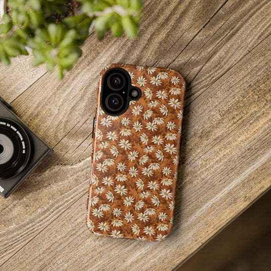Dark Earth Daisy Scatter Tough Cases