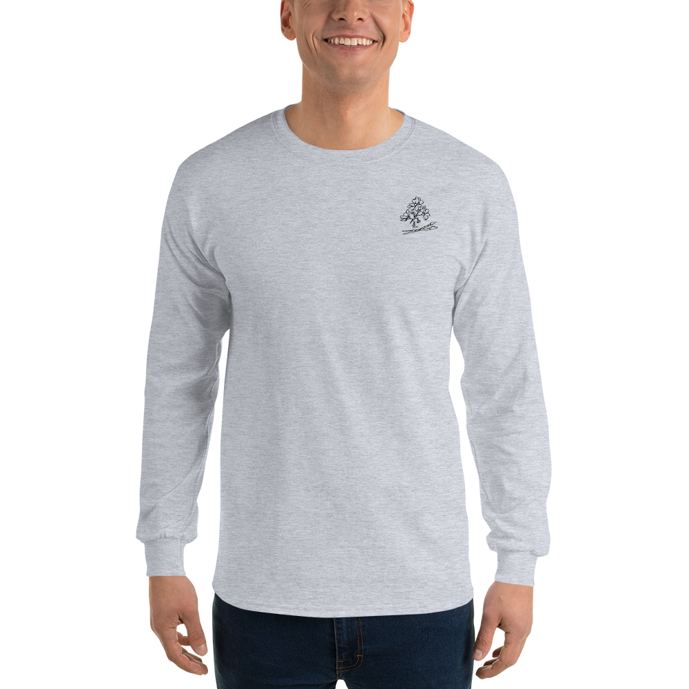 Good For The Soul Art Long Sleeve T-Shirt — Sport Grey, XL