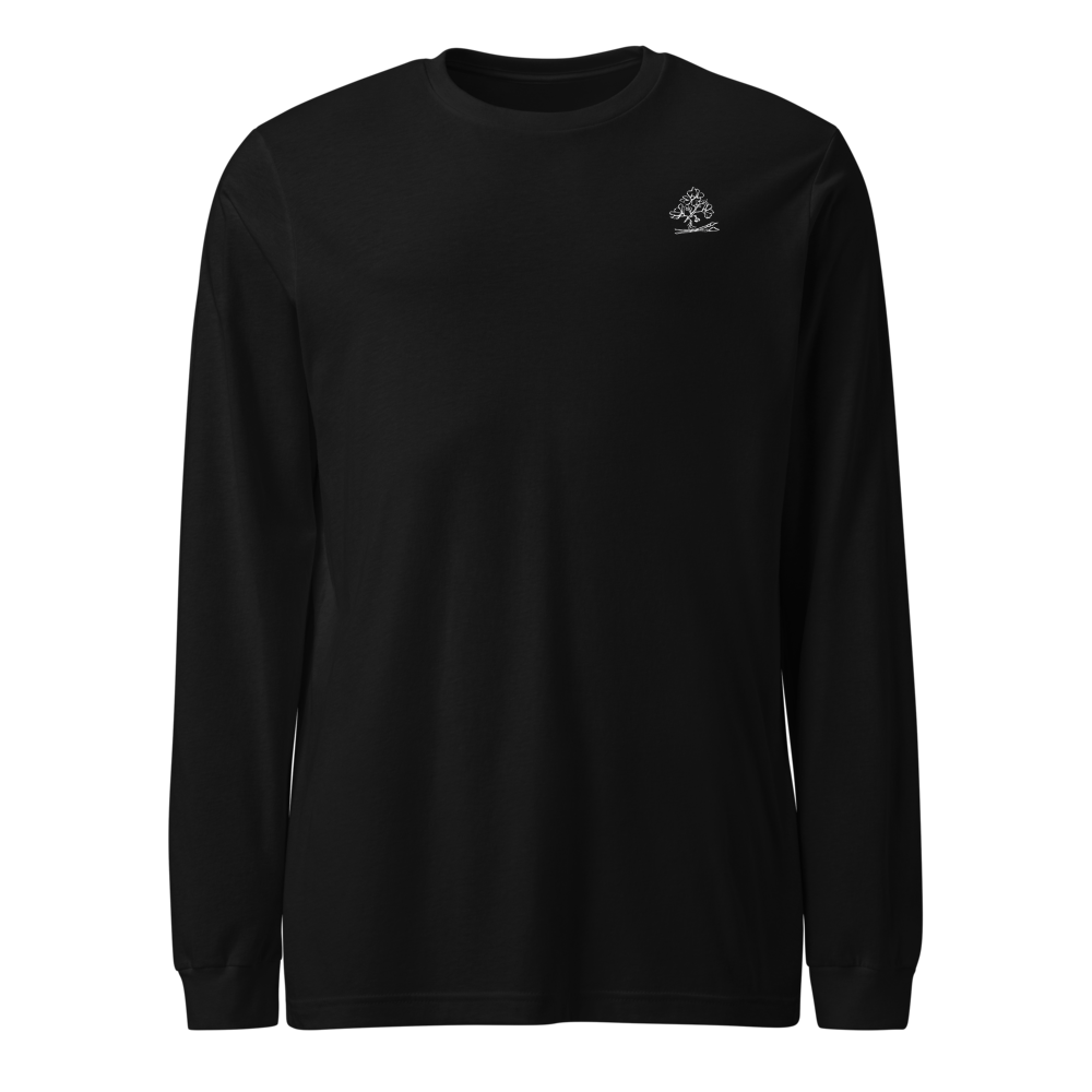 Good For The Soul Art Cotton Long Sleeve Tee — Black, 2XL