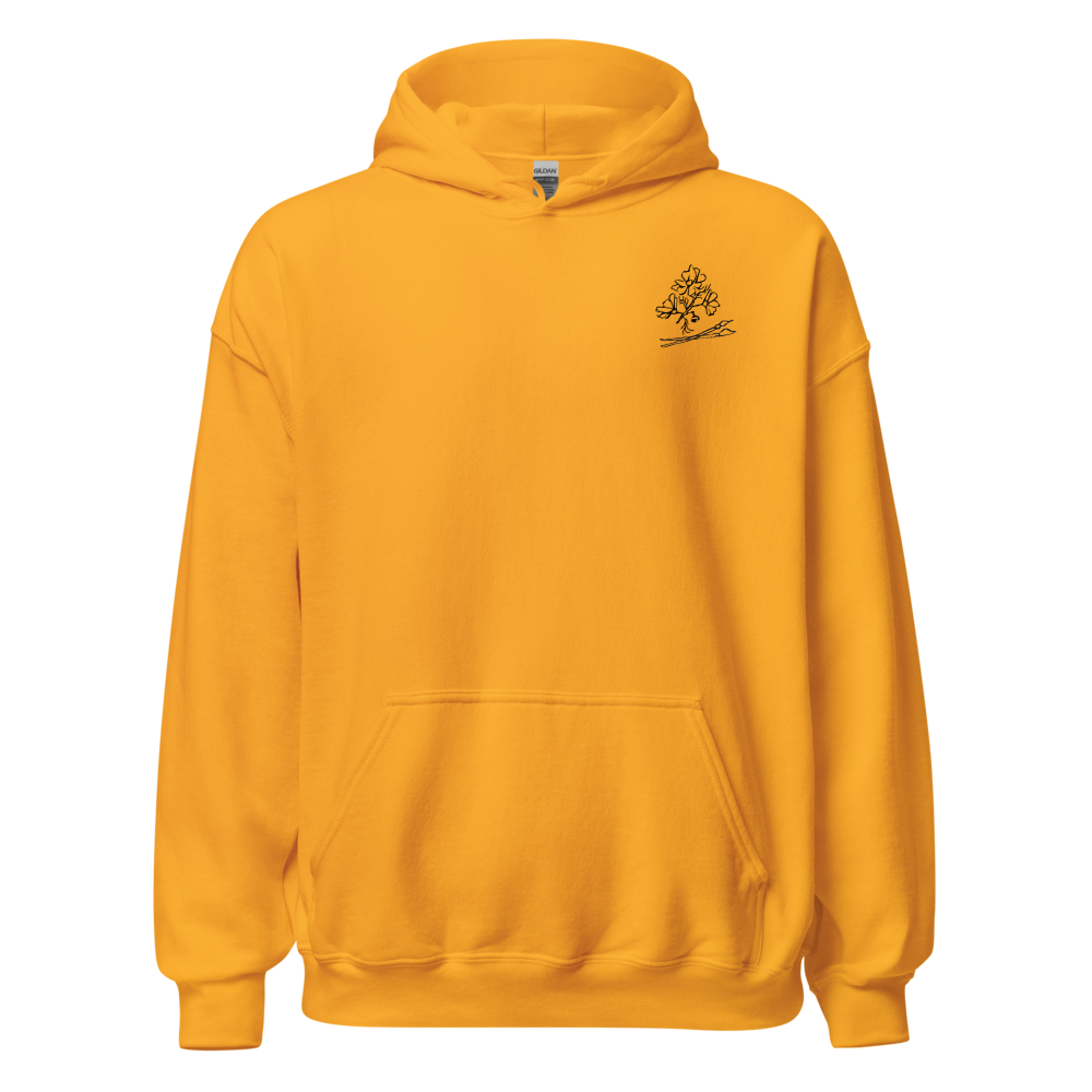 Good For The Soul Art Heavy Blend Hoodie — Gold, 3XL