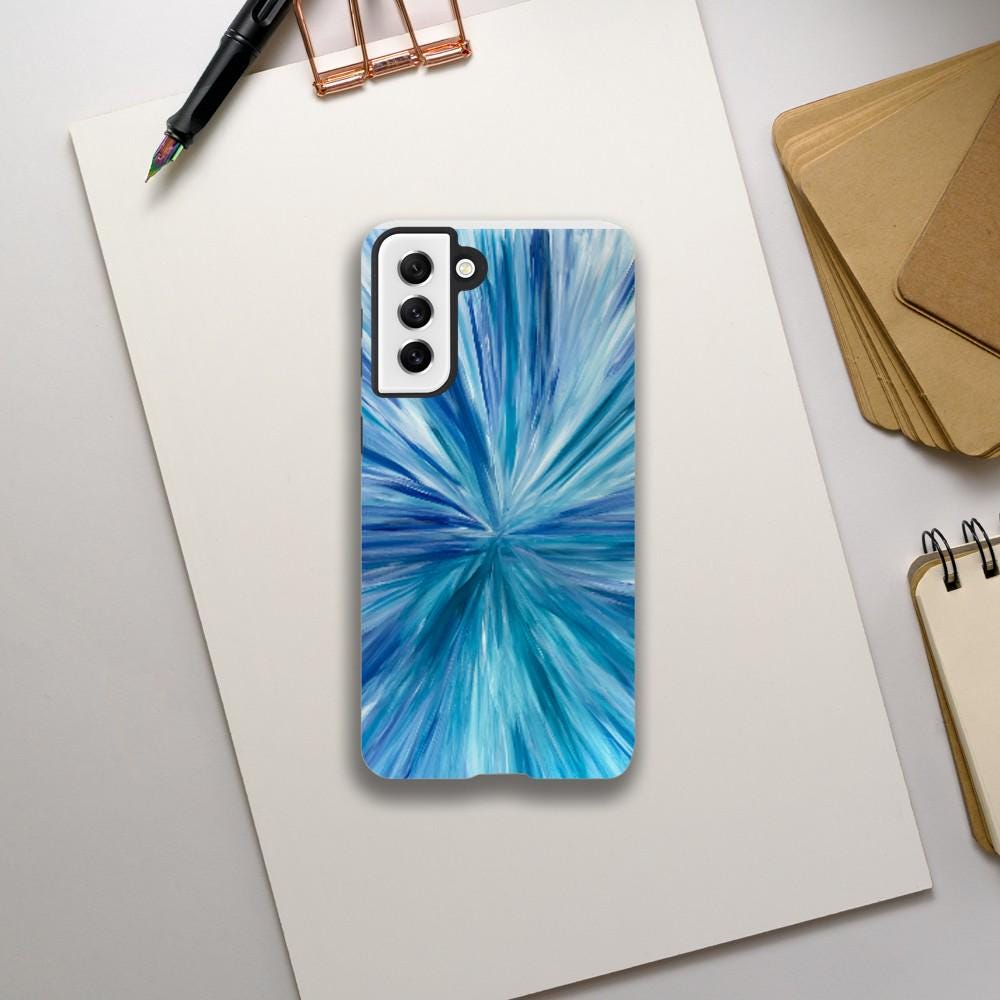 Tough Case Featuring "Transformation" Design of Abstract Painting – Ultimate Dual-Layer Phone Protection & Style