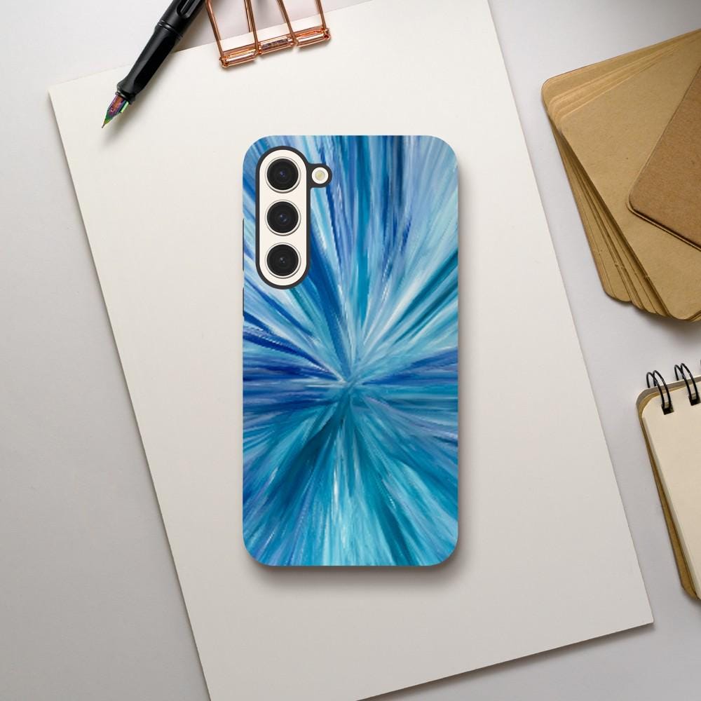Tough Case Featuring "Transformation" Design of Abstract Painting – Ultimate Dual-Layer Phone Protection & Style