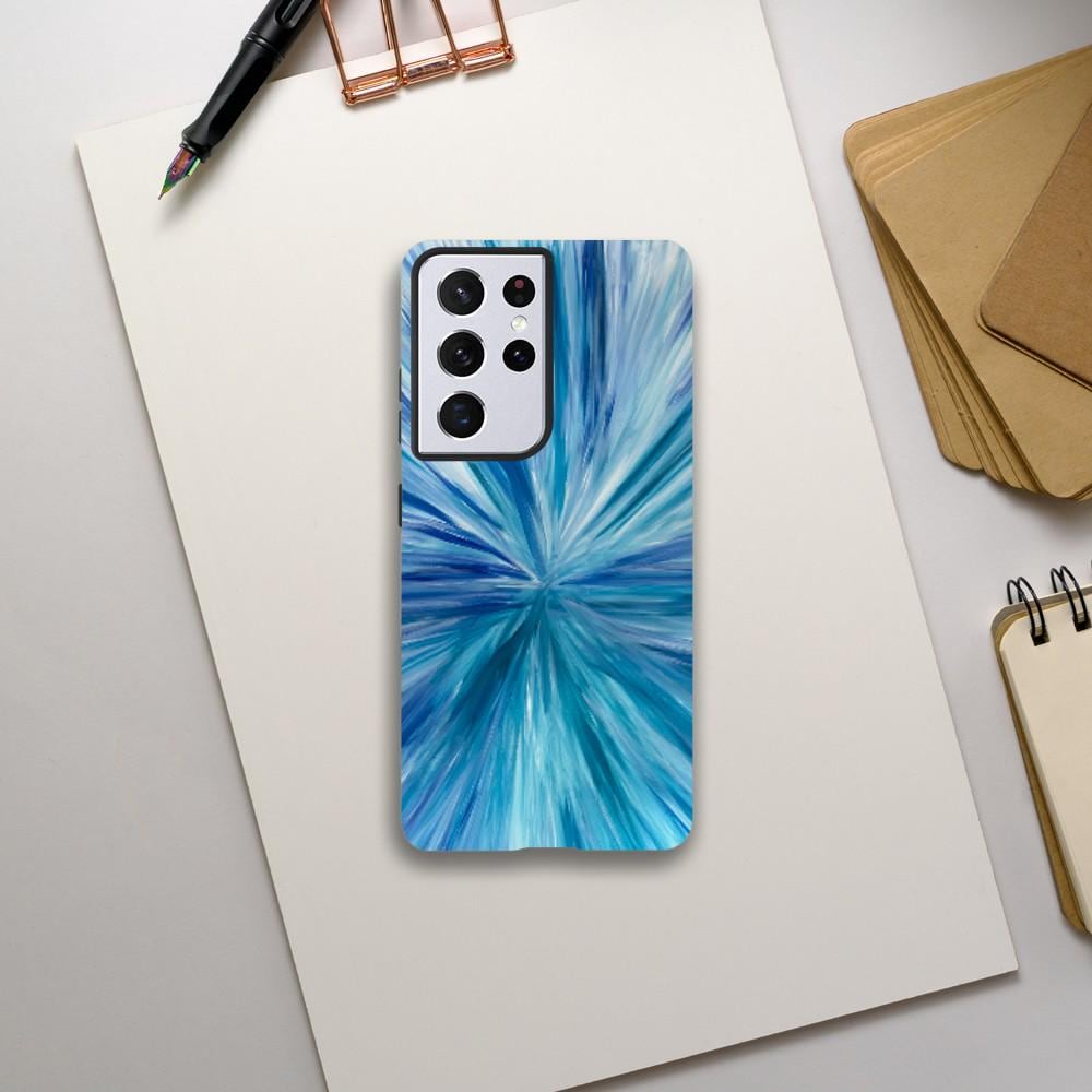 Tough Case Featuring "Transformation" Design of Abstract Painting – Ultimate Dual-Layer Phone Protection & Style