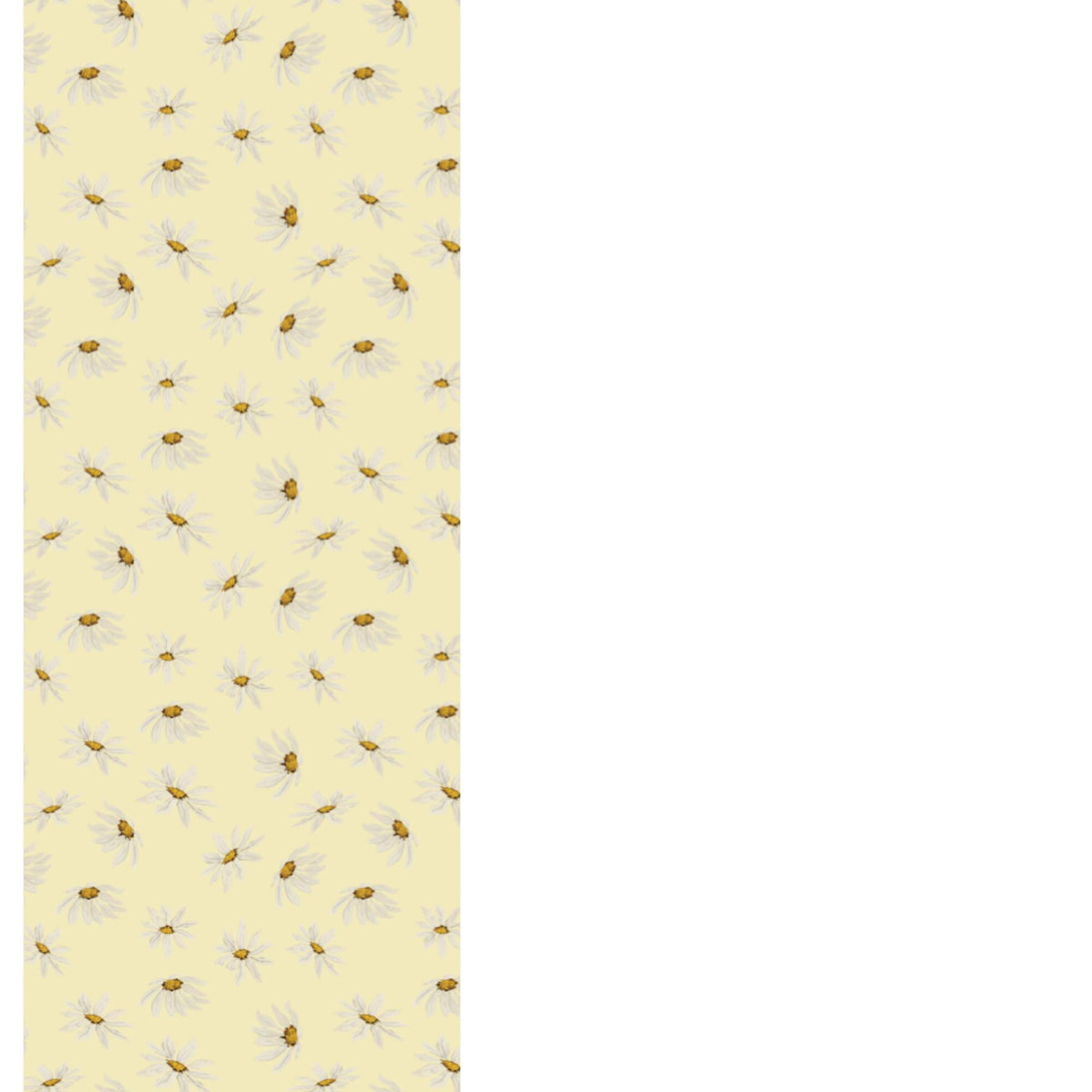 Sunny Daisy Table Runner Coffee Bar– Soft Yellow Floral Linen Decor