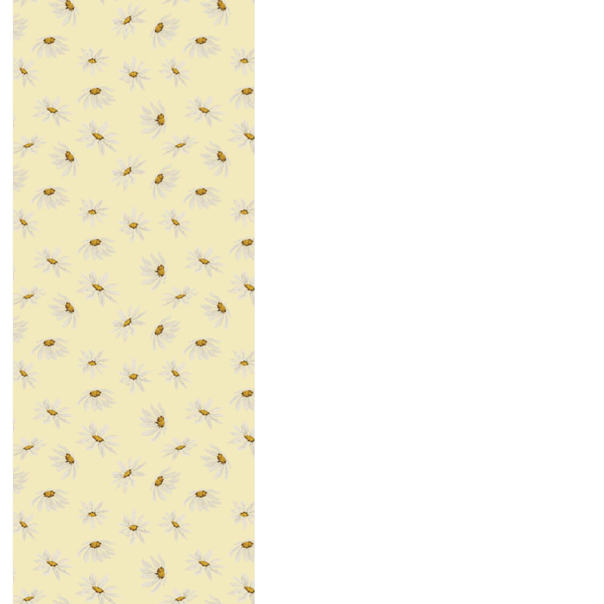 Sunny Daisy Table Runner Coffee Bar– Soft Yellow Floral Linen Decor