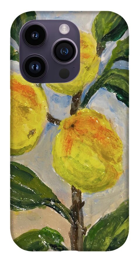 Soft Light in the Orchard Peach Branch iPhone Case — iPhone 14 Pro Max Case
