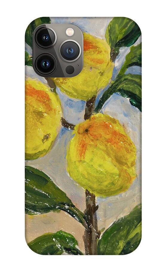 Soft Light in the Orchard Peach Branch iPhone Case — iPhone 13 Pro Max Case
