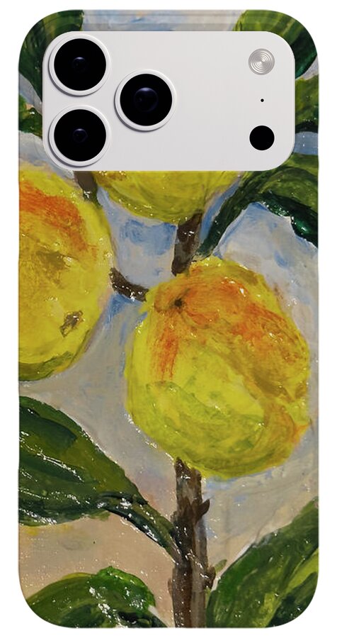 Soft Light in the Orchard Peach Branch iPhone Case — iPhone 17 Pro Max Case