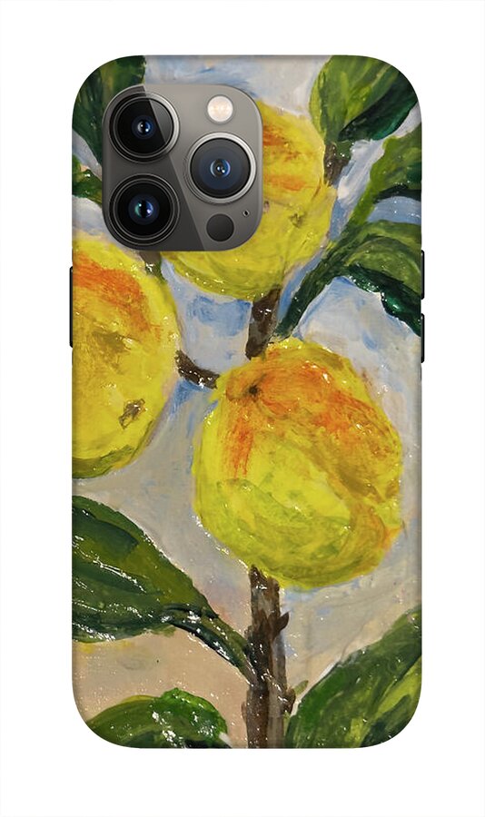 Soft Light in the Orchard Peach Branch iPhone Case — iPhone 13 Pro Tough Case