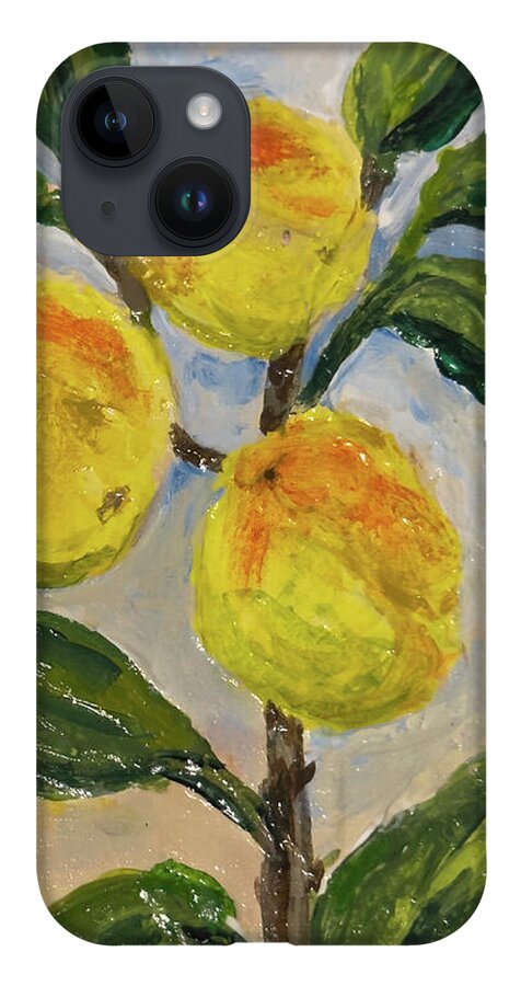 Soft Light in the Orchard Peach Branch iPhone Case — iPhone 14 Case