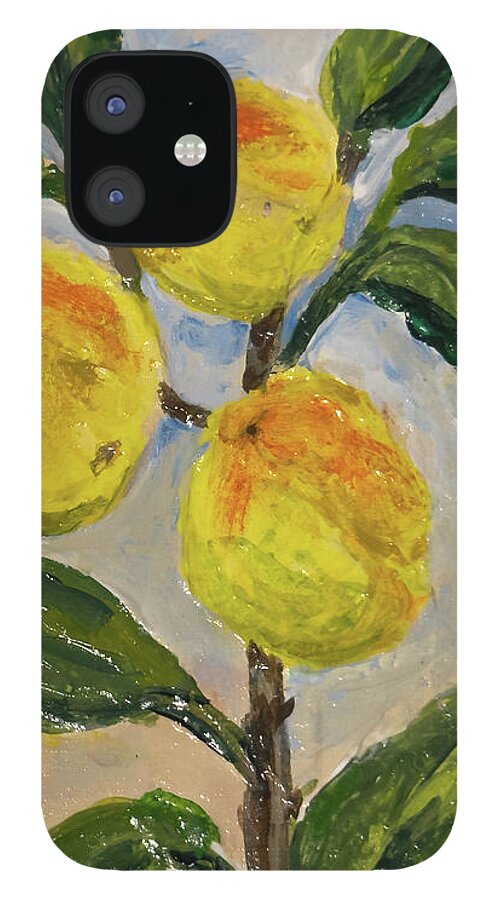 Soft Light in the Orchard Peach Branch iPhone Case — iPhone 12 Case