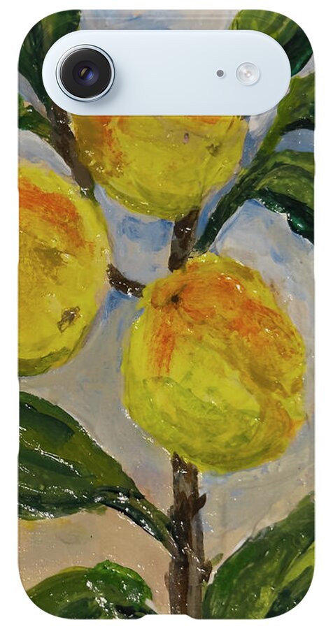 Soft Light in the Orchard Peach Branch iPhone Case — iPhone 17 Air Case