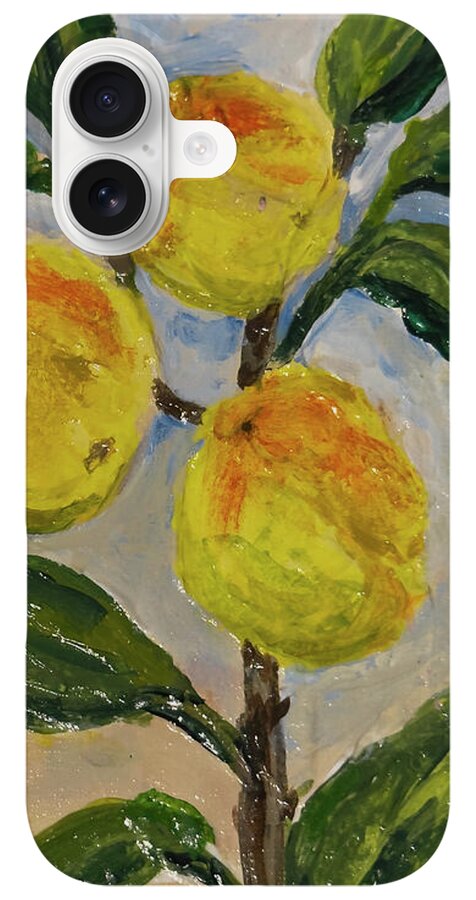 Soft Light in the Orchard Peach Branch iPhone Case — iPhone 17 Case