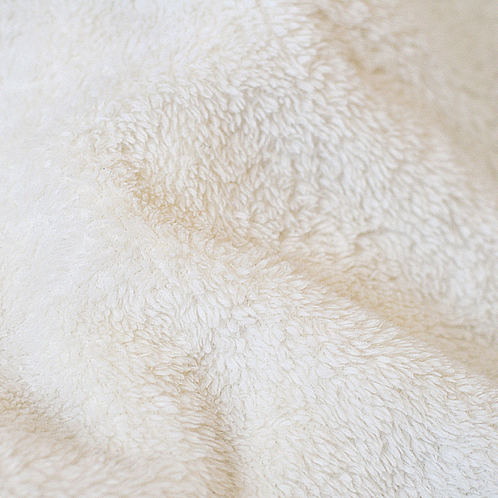 Soft Light in the Orchard Peach Branch Throw Blanket — close-up of the fabric texture